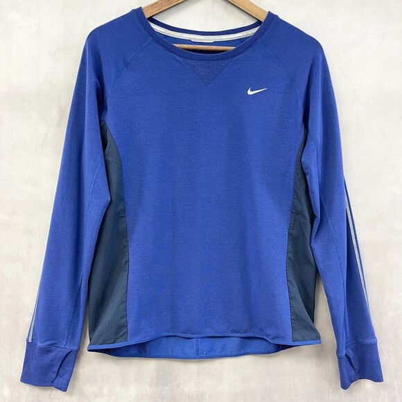 Nike Running Sprint Reflective Shirt Womens Medium Dri-Fit Activewear Athletic - Picture 1 of 9